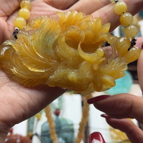 岫玉挂件未镶嵌挂件