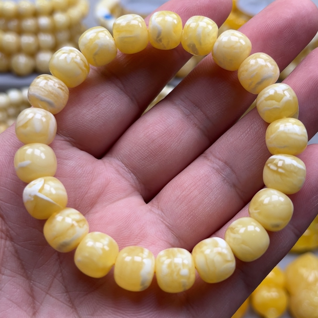 手链琥珀未镶嵌手串