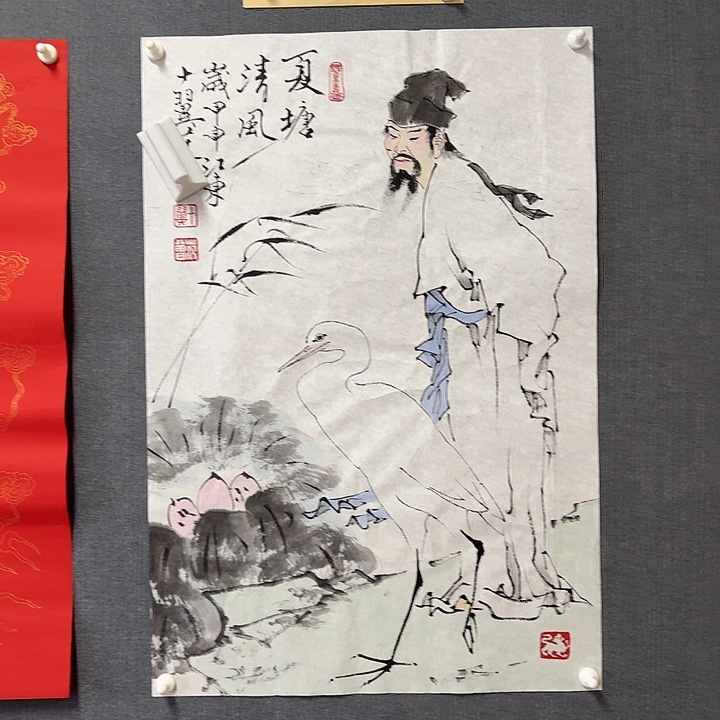 纯手绘作品年画优惠链接