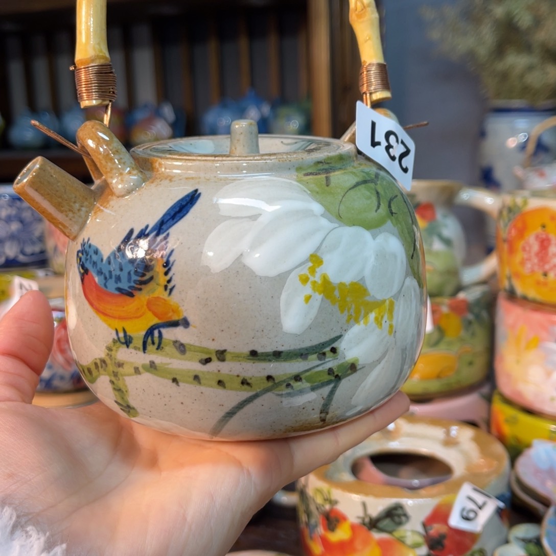 杯素浅陶瓷手工手绘
