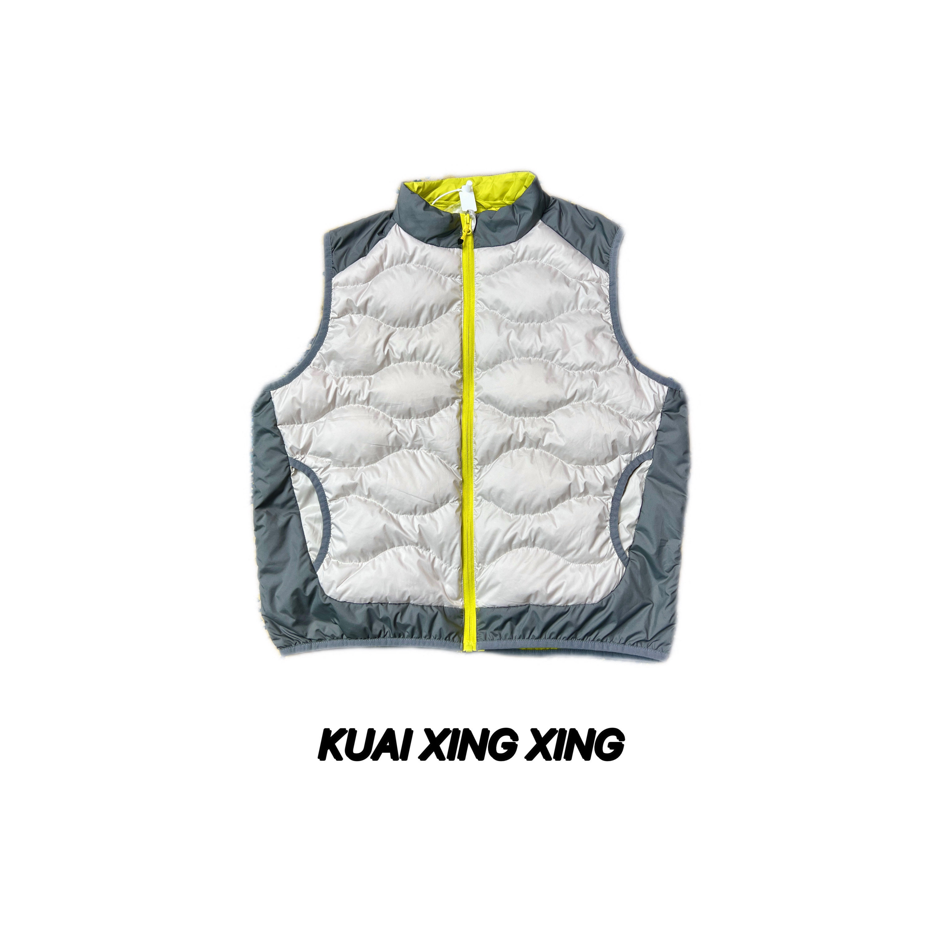 【柒柒高定】 Y5270冬季户外山系撞色轻量化葫芦型绗缝羽绒外套