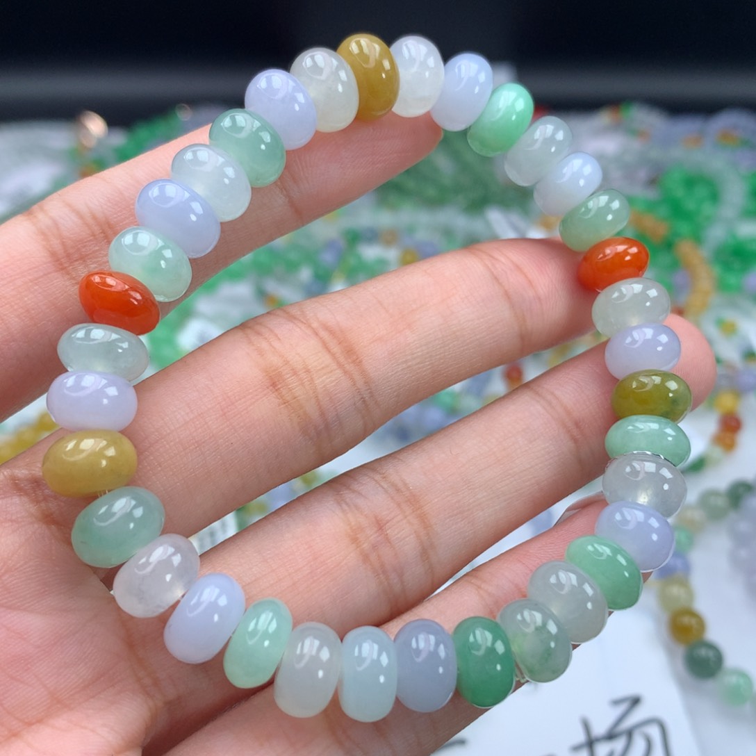 翡翠手链未镶嵌卡