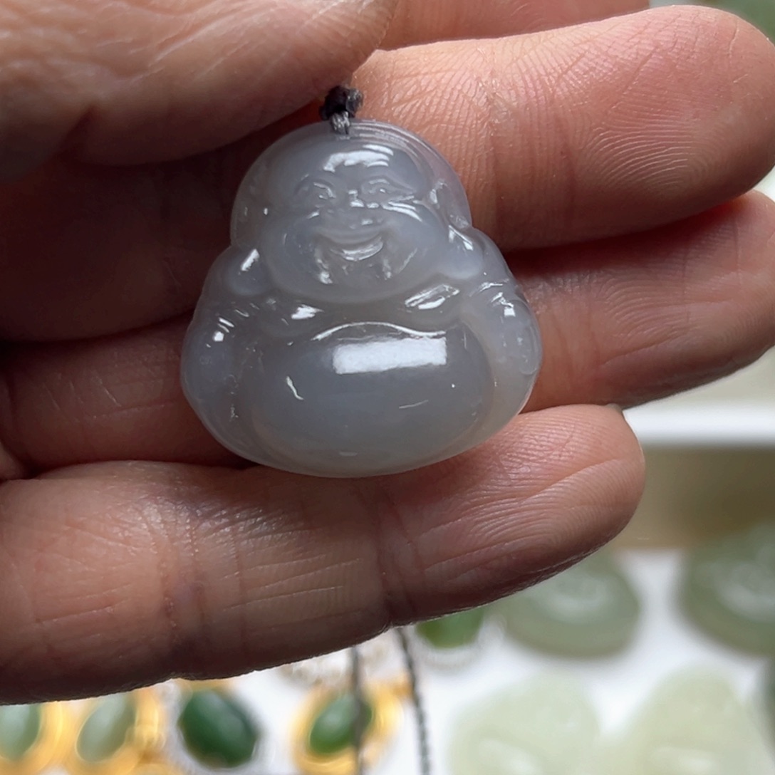 和田玉未镶嵌颈饰一**提