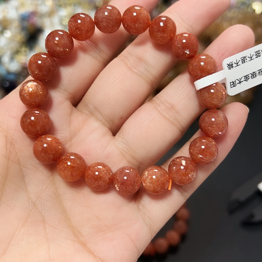 未镶嵌手链长石毕业金太阳10毫米205号