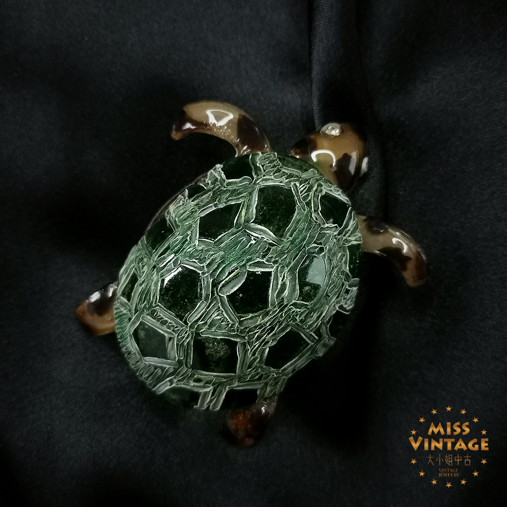 法国cilea Paris手工定制限定海龟胸针[5501121-040]