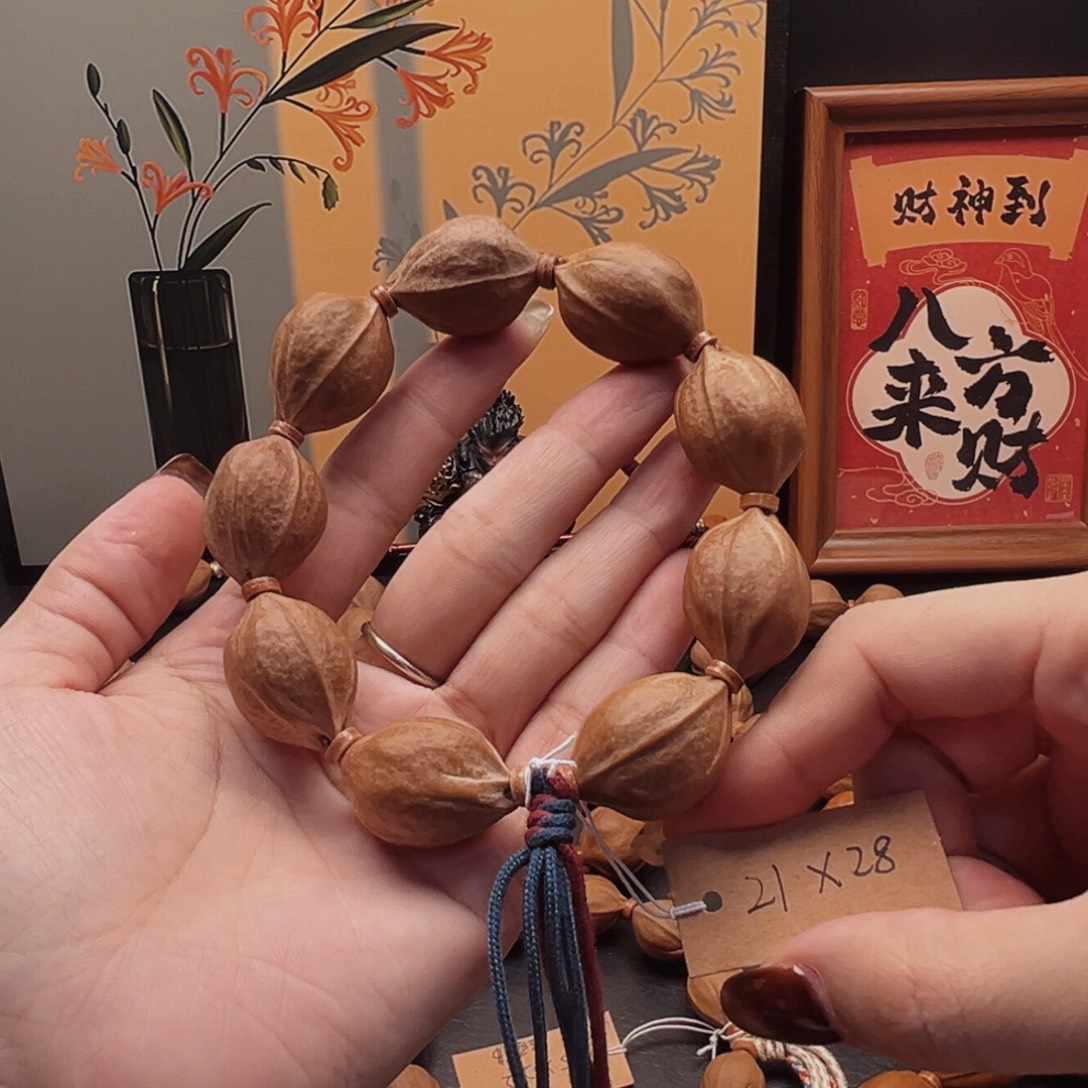 橄榄核手串21.28梅林铁核