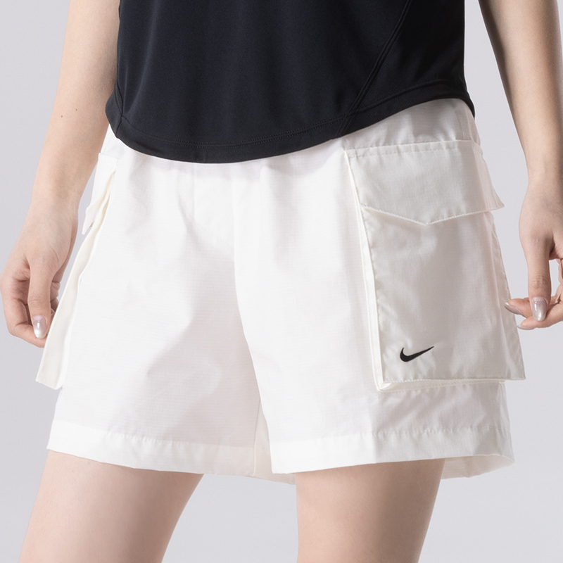 【商场同款】耐克梭织短裤女2025夏季新款瑜伽裤健身训练跑步运动裤