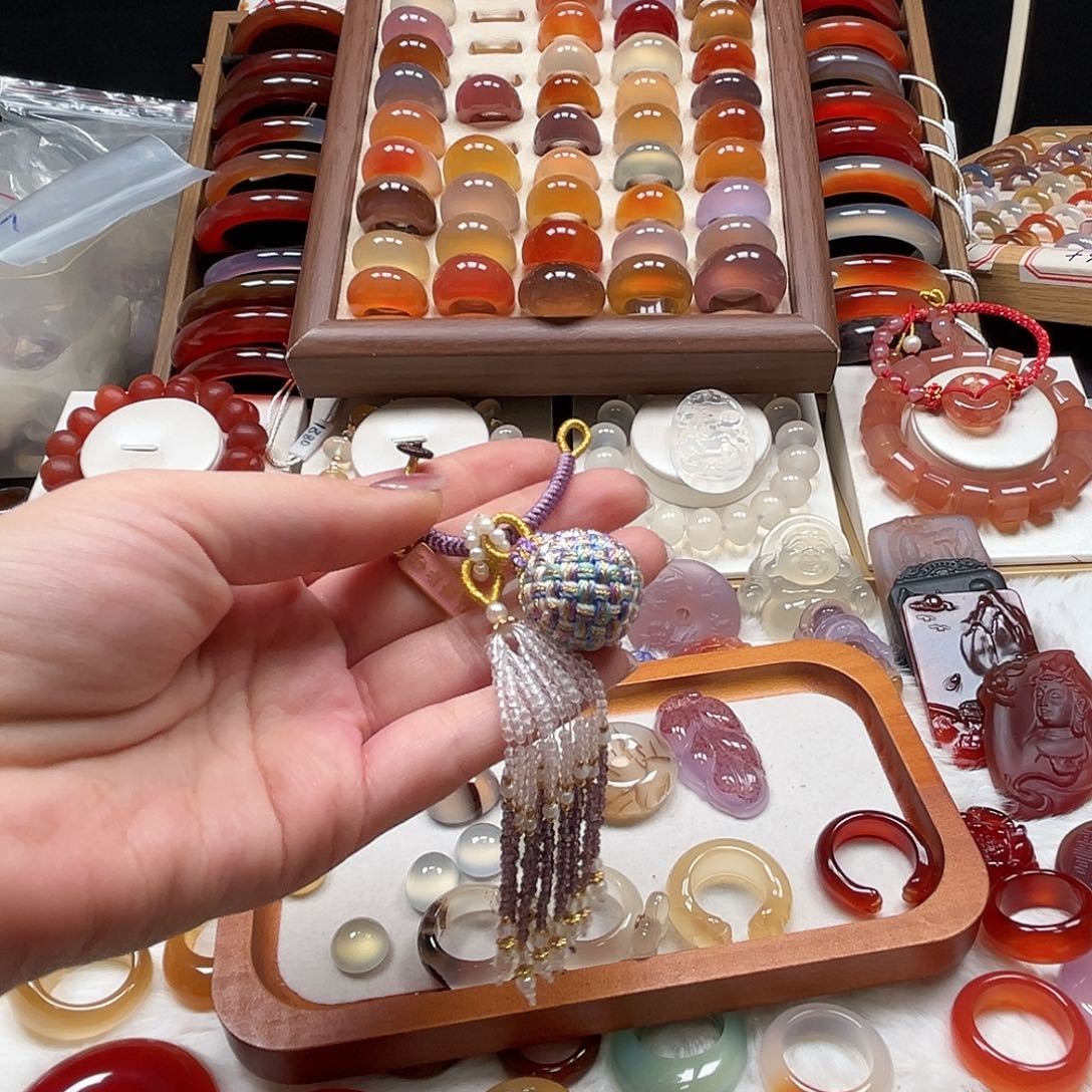 P***o玛瑙/玉髓未镶嵌戒指