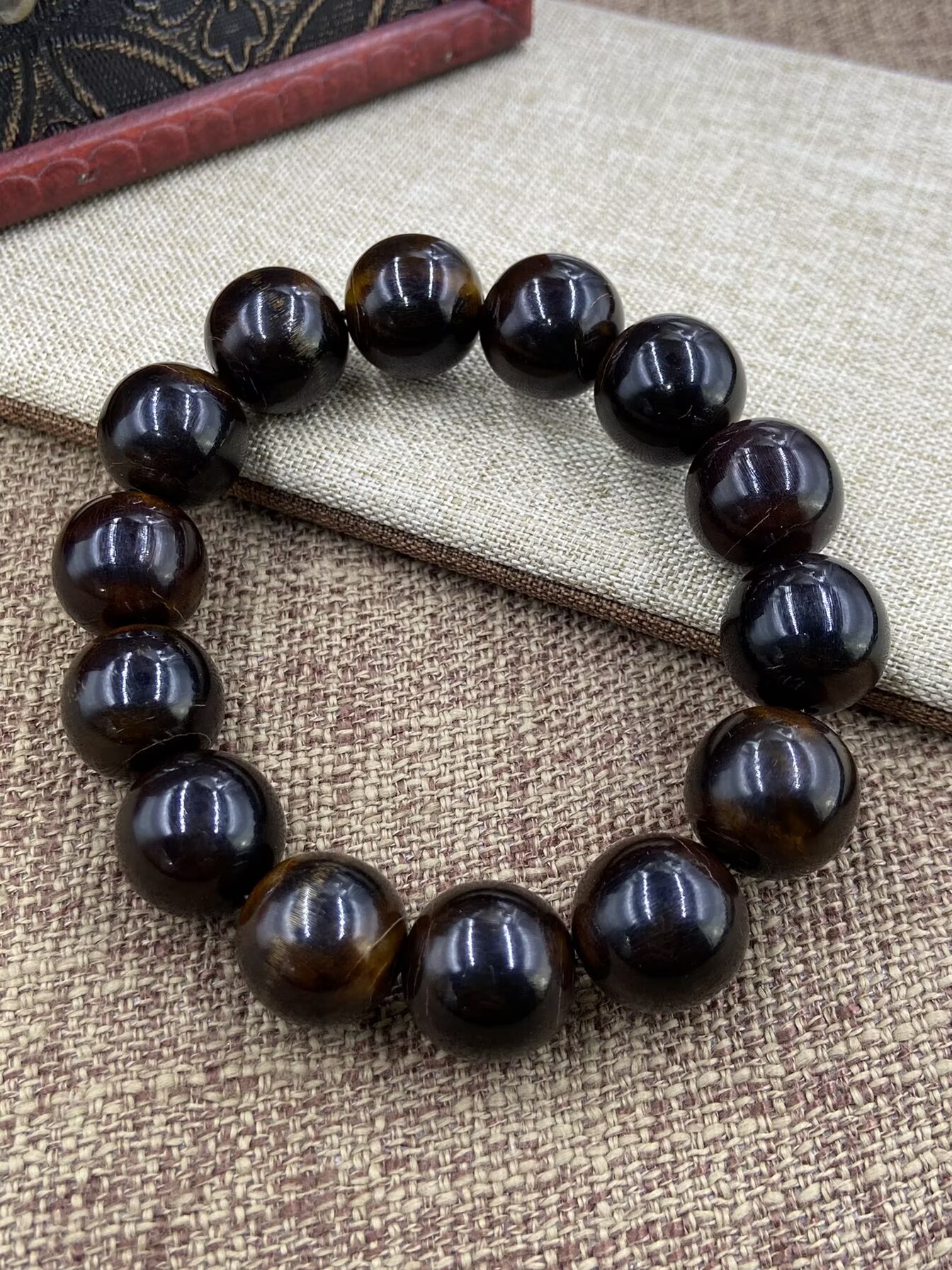 非金属珐琅手链 5865 简约黑色手链百搭气质