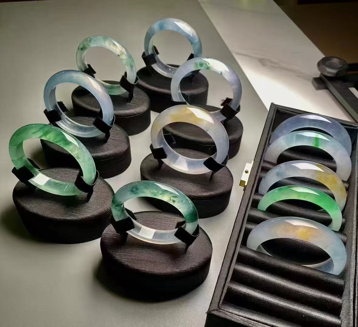 时尚缅料正品手镯有棉  多样性