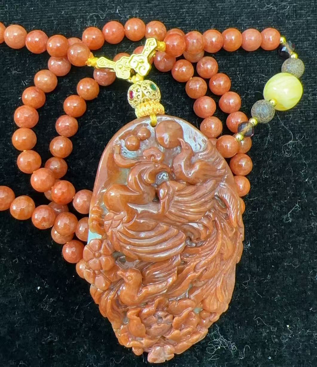 天然缅甸翡翠吊坠1766