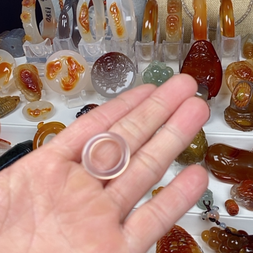 【闪购商品】玛瑙/玉髓戒指未镶嵌