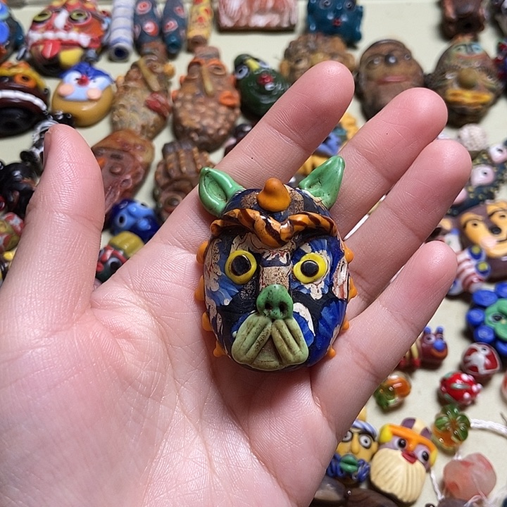 琉璃颈饰福利猫王055