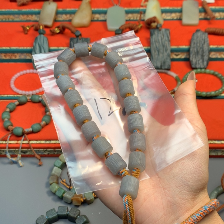 和田玉（糖玉）颈饰未镶嵌夏**W