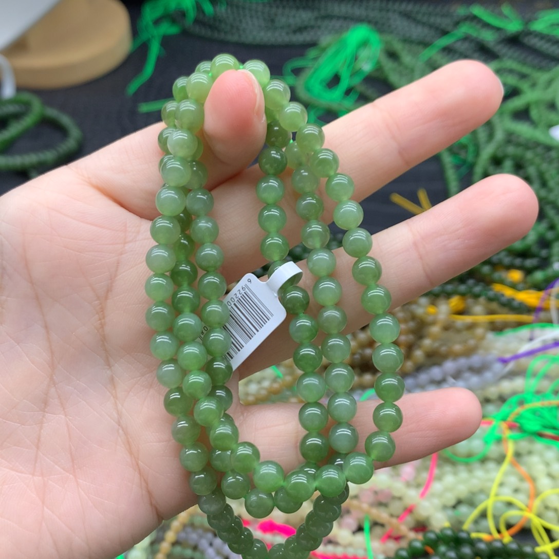 和田玉未镶嵌手链6