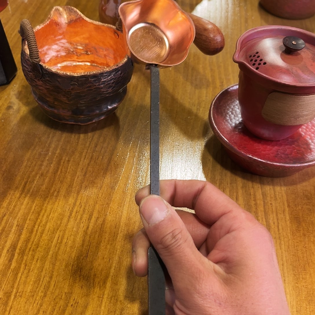 手工锻打工艺茶勺