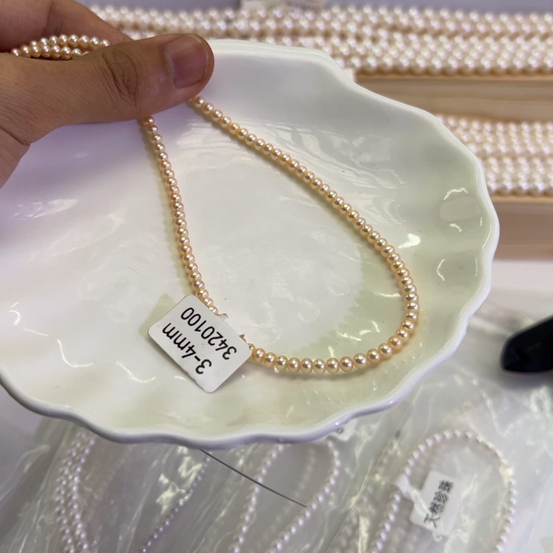 未镶嵌项链淡水珍珠