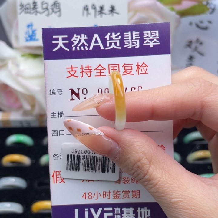 翡翠挂件未镶嵌14圈口