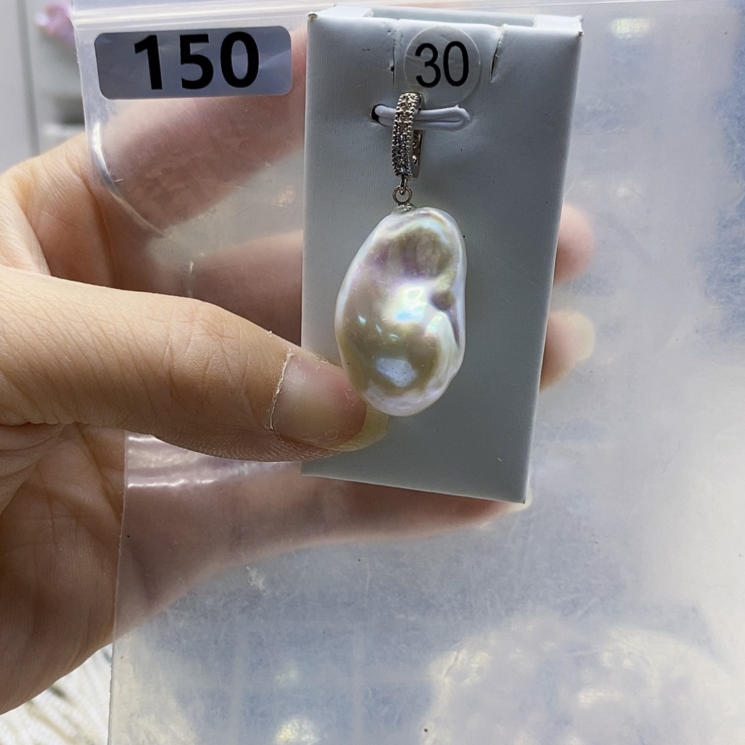 颈饰合金淡水珍珠