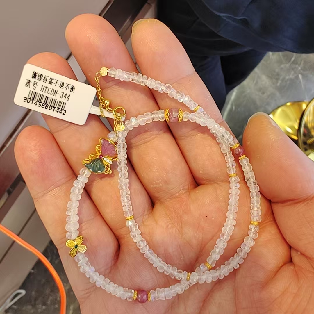 白月光 拉长石DIY项链4mm+/多样性发一件
