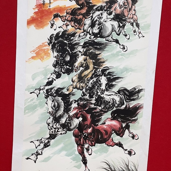 日新画作欣赏作品