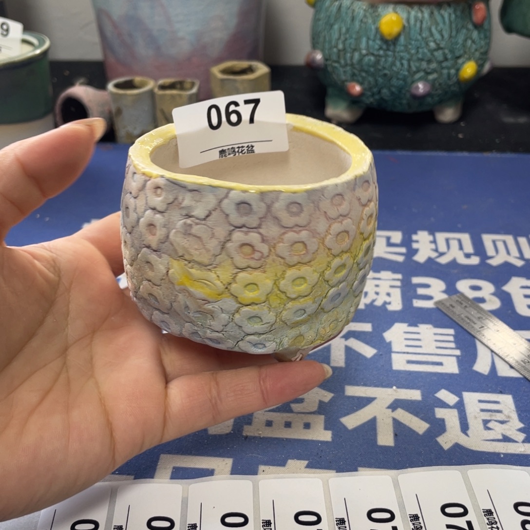 微瑕陶艺多肉花盆67