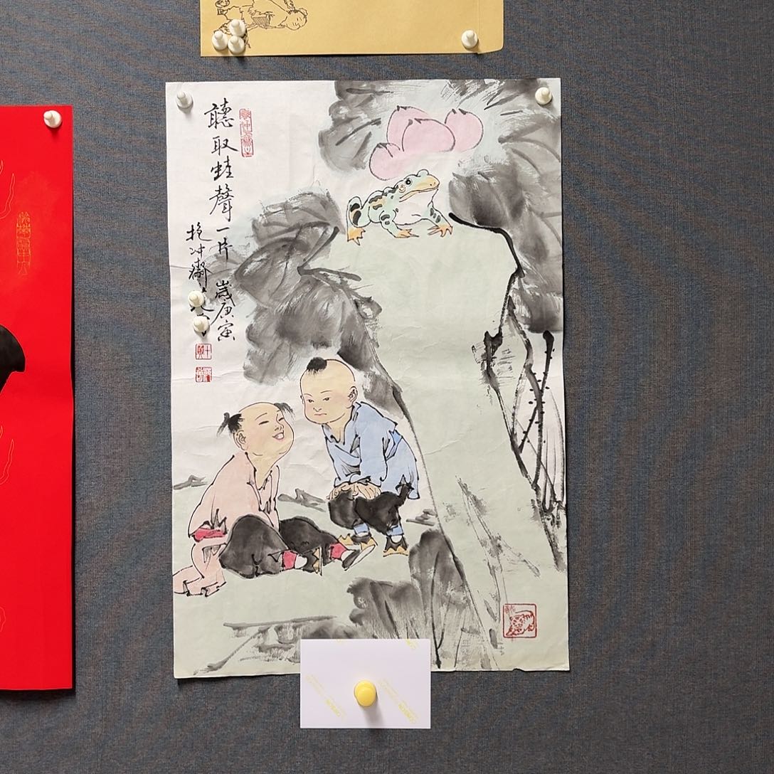 纯手绘作品年画优惠链接