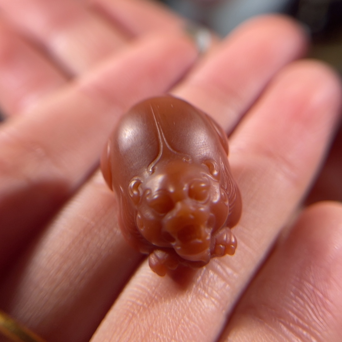 玛瑙/玉髓盐源 貔貅未镶嵌