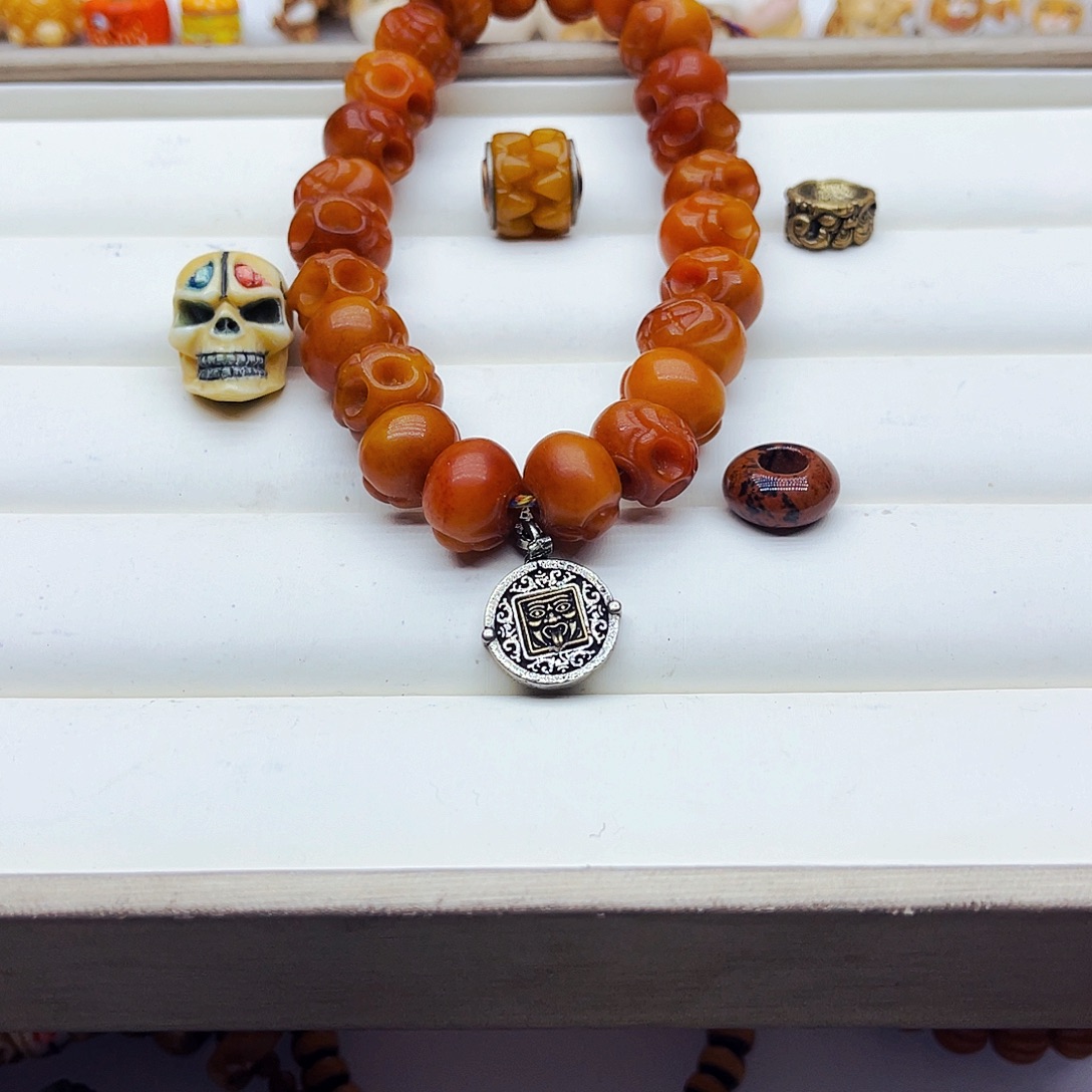 手串/手链驼骨手工打磨手链