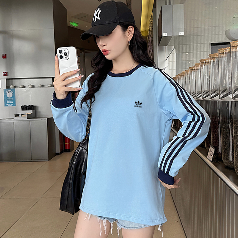 〔奥莱撤柜〕休闲棉圆领卫衣情侣款春秋长袖时尚百搭