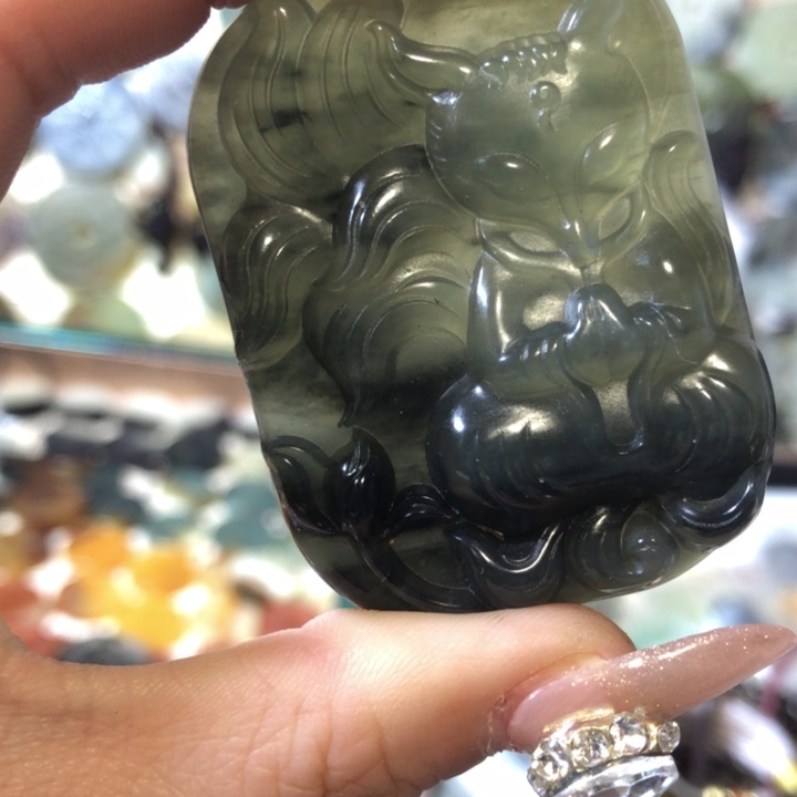 岫玉岫玉挂件未镶嵌