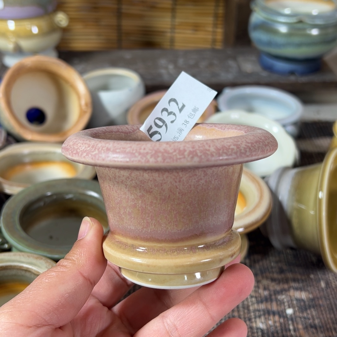 陶瓷景德镇手工花盆