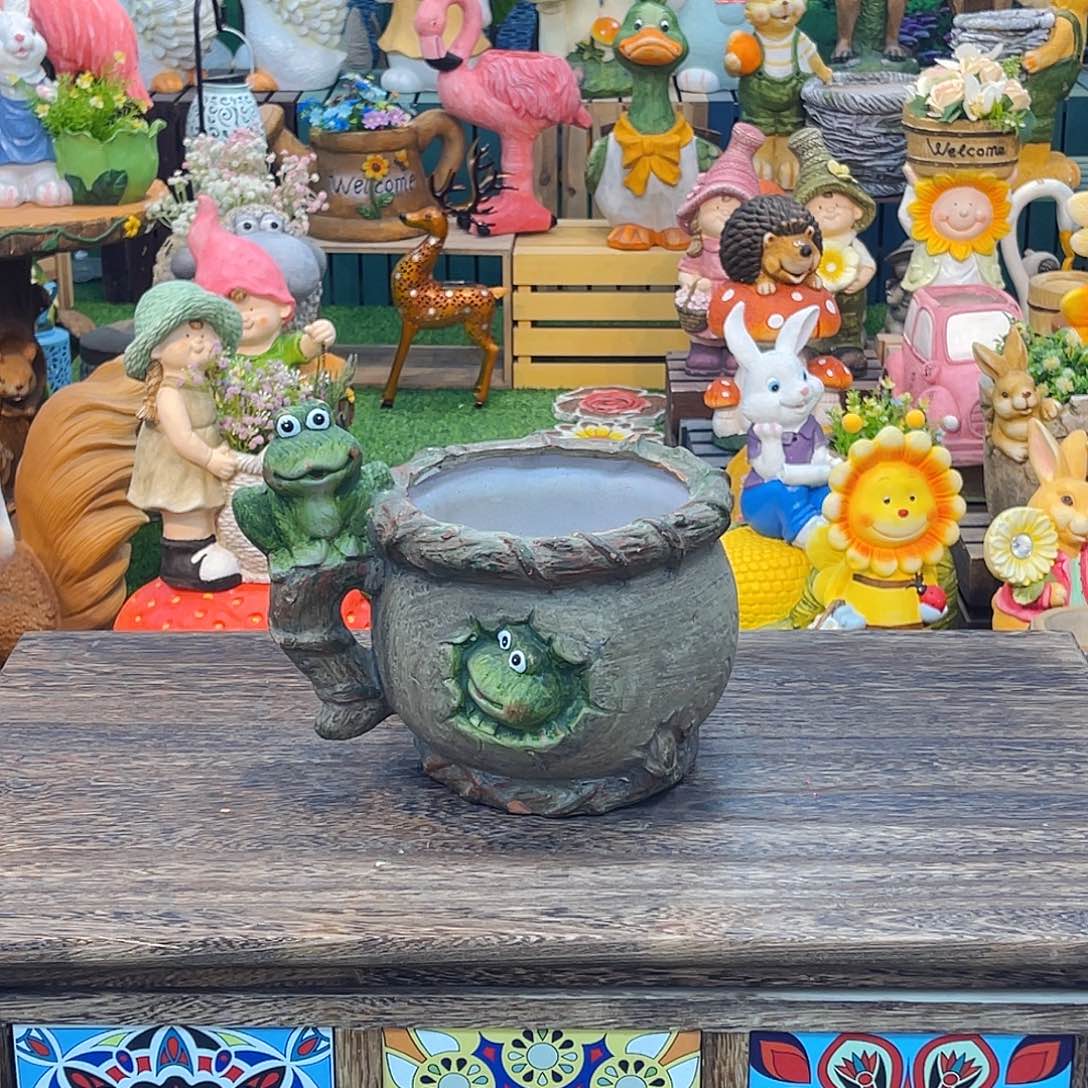 红陶花园庭院摆件