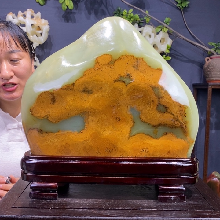 石材精品古青石摆件