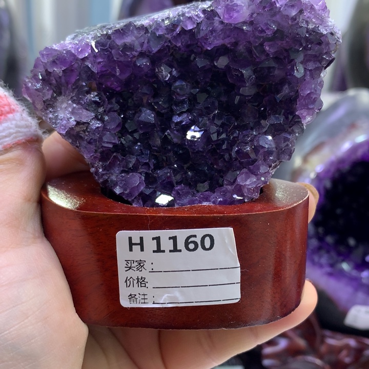 紫晶1未镶嵌1160紫水晶