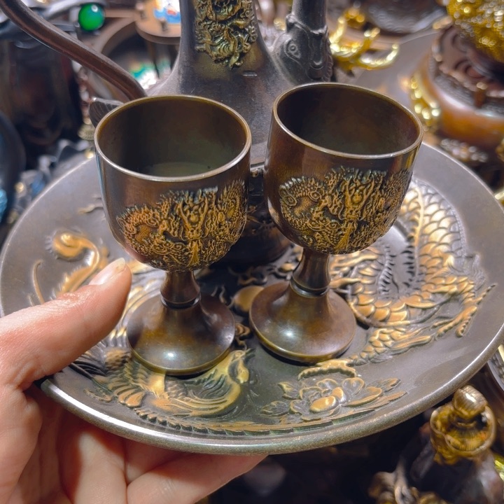 铜器摆件收收藏藏