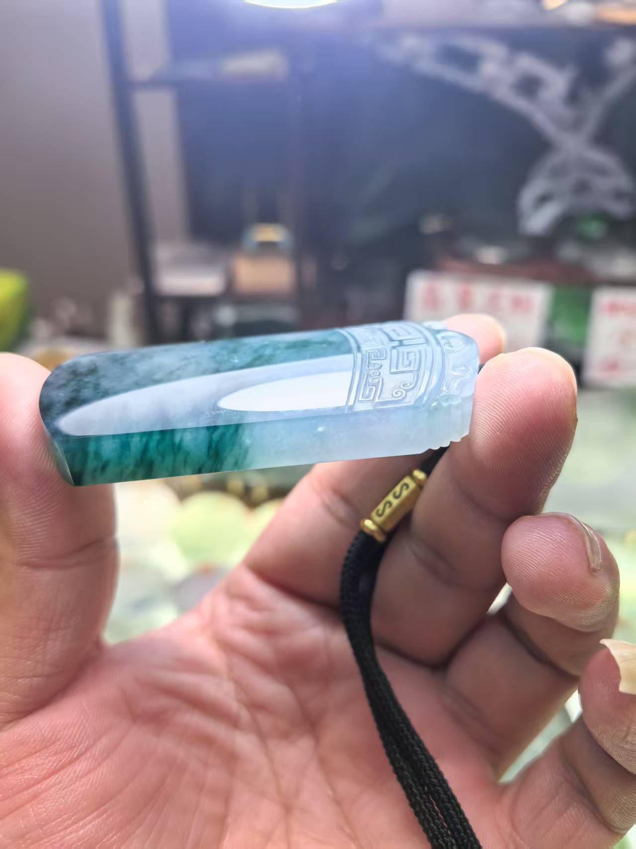 缅甸A货仿古无事牌