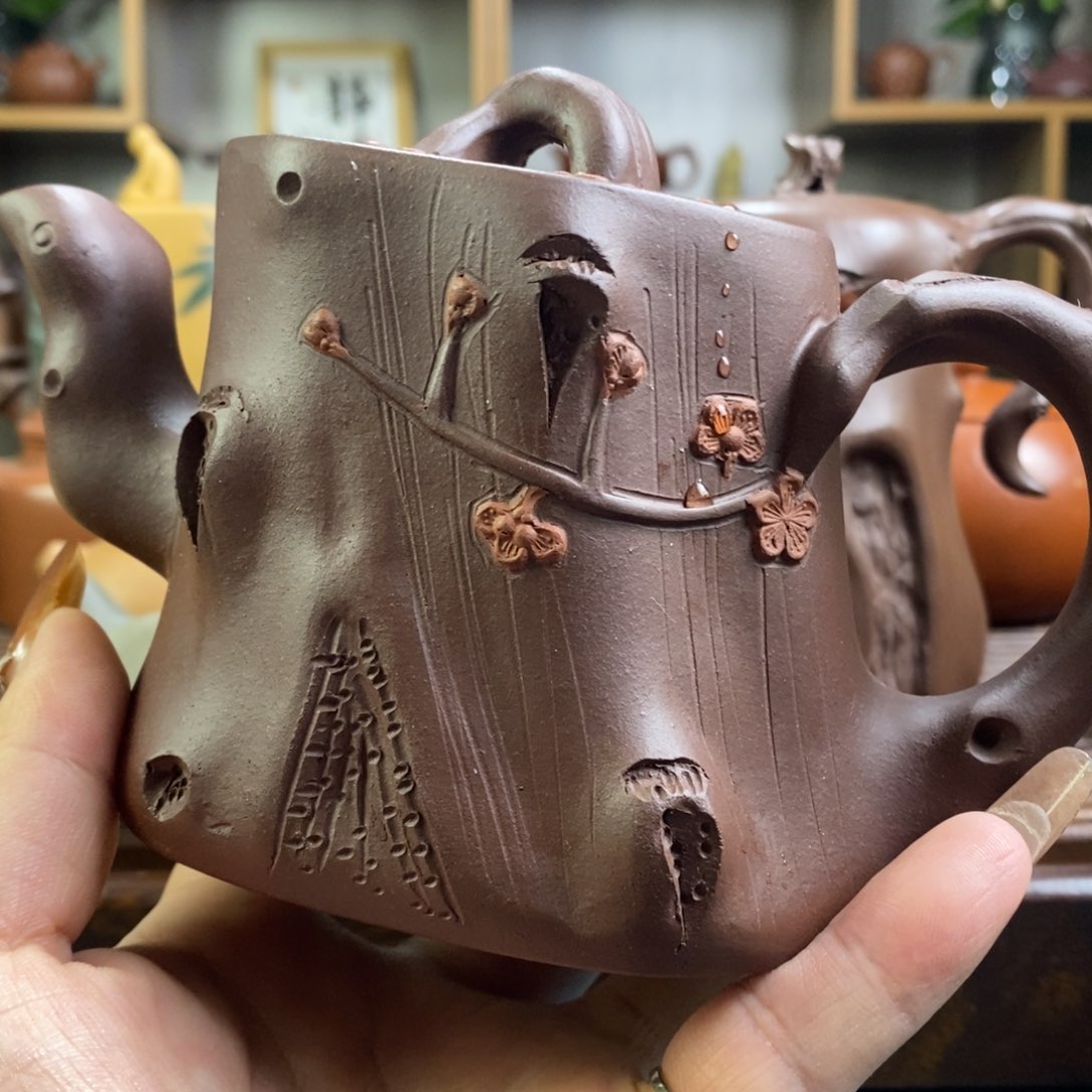 茶壶紫砂原矿紫砂壶