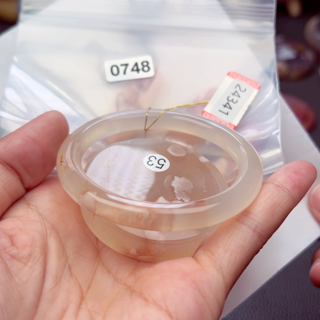 玛瑙/玉髓手镯未镶嵌❤️**