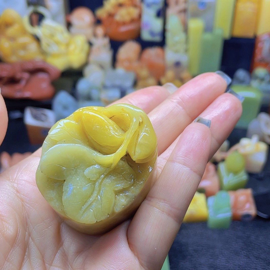 青田石印石青田封门