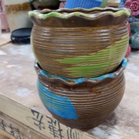 陶瓷满9包邮都是福利盆