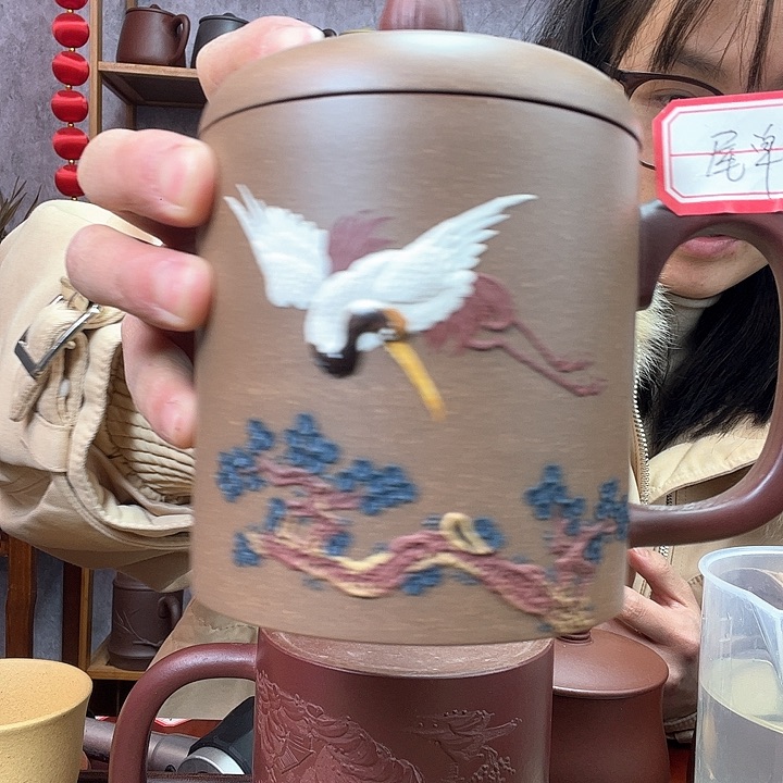 紫砂茶杯原矿紫砂杯