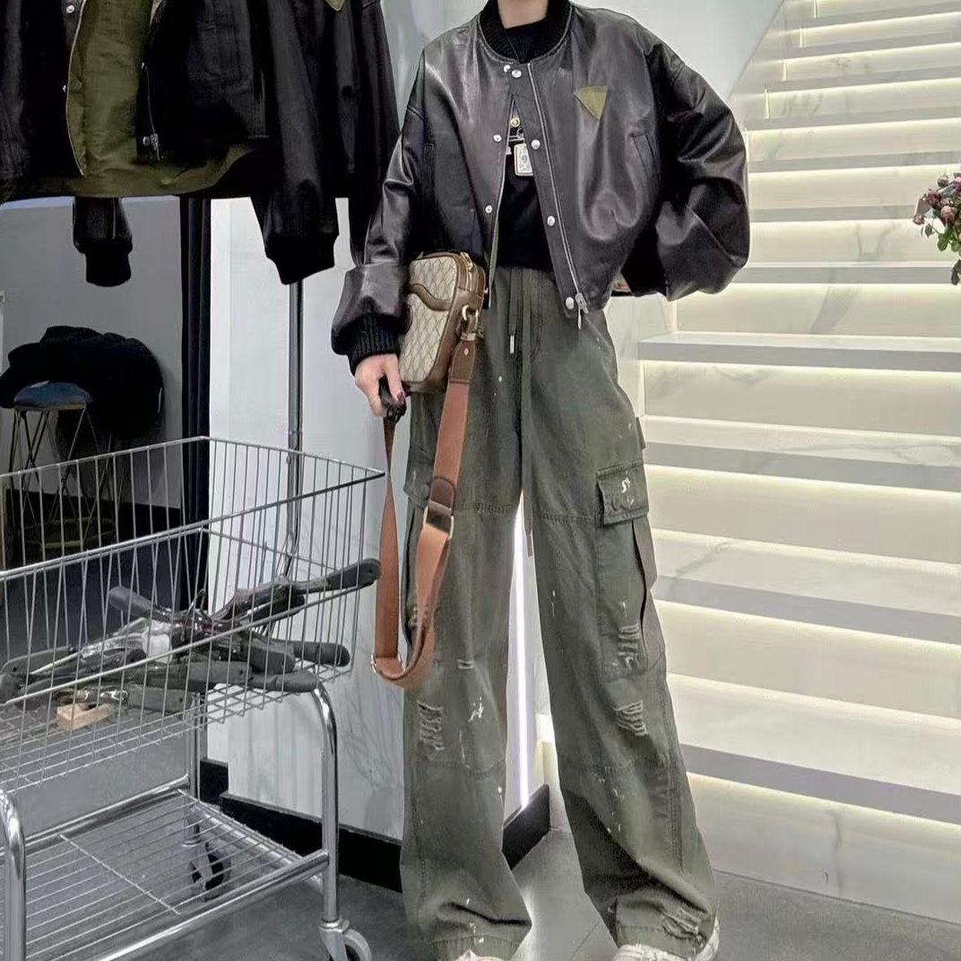 Z.X  欧货三角标两面穿皮夹克外套  2527（C8架）