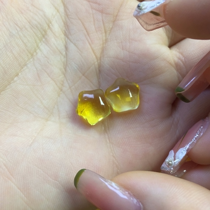 琥珀未镶嵌珠宝奇石星星