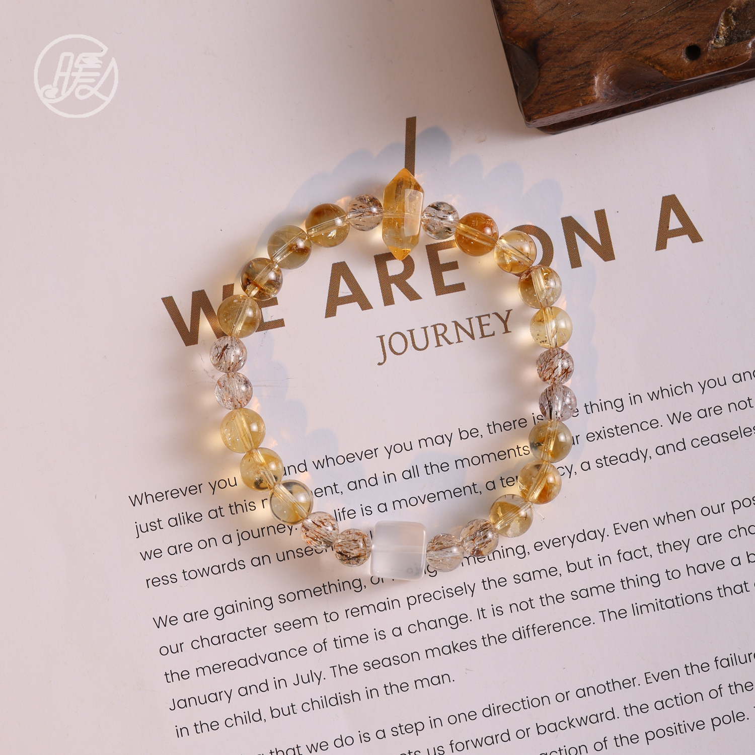 单圈多宝黑金超水晶7mm搭配方糖配件手链E6841多样性发一