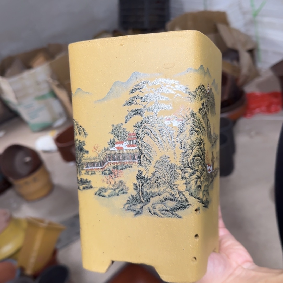 紫砂花盆紫砂口径14