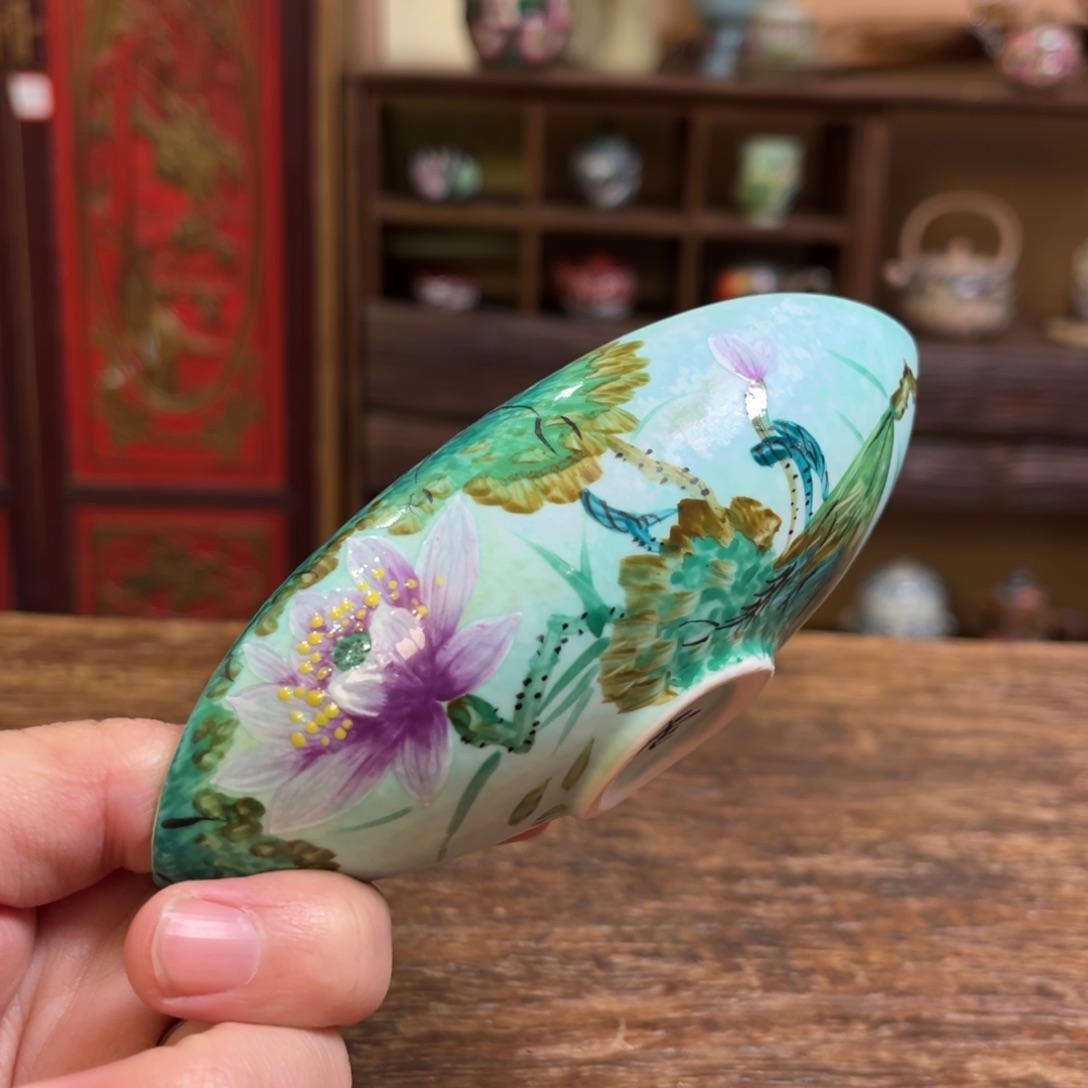景德镇柴烧手工手绘瓷器