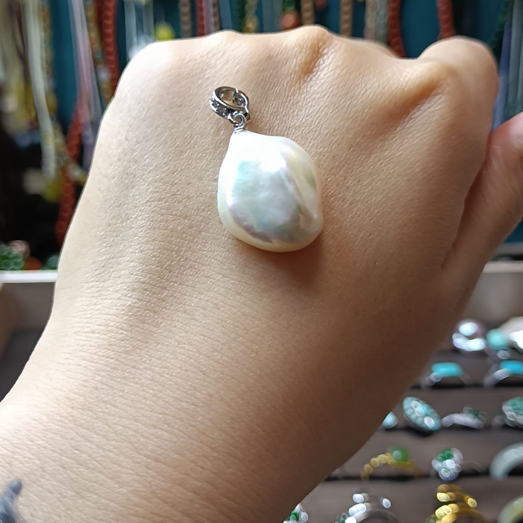 淡水珍珠珠宝奇石合金