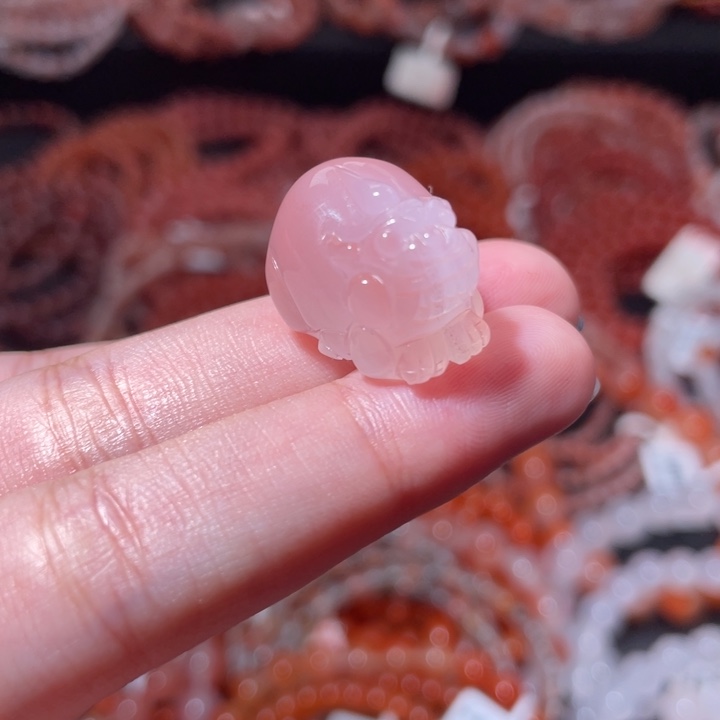 南红玛瑙未镶嵌貔貅1410打孔备注