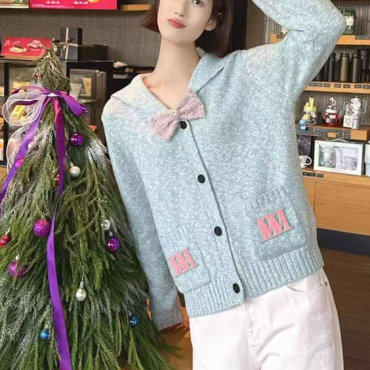 mithworld/宽松针织开衫